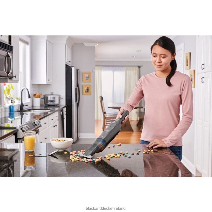 BLACK+DECKER 12V MAX dustbuster Cordless Hand Vacuum AdvancedClean with Charger Filter and Brush Crevice Tool 2TNNR213 Cleaning