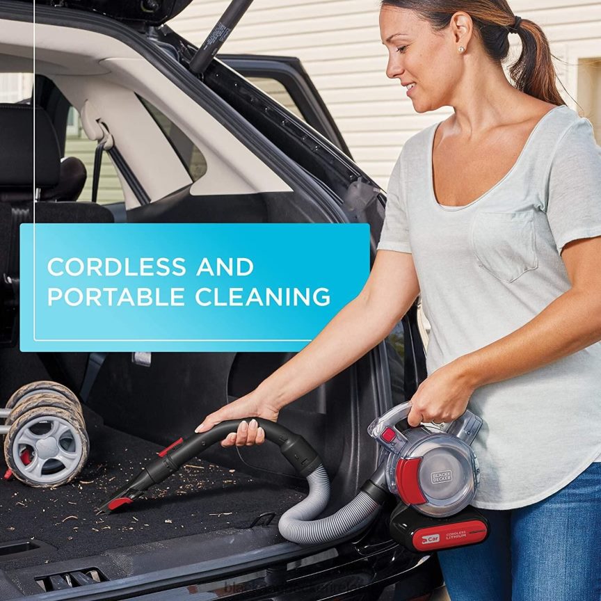 BLACK+DECKER 20V MAX Handheld Vacuum For Car 2TNNR255 Cleaning