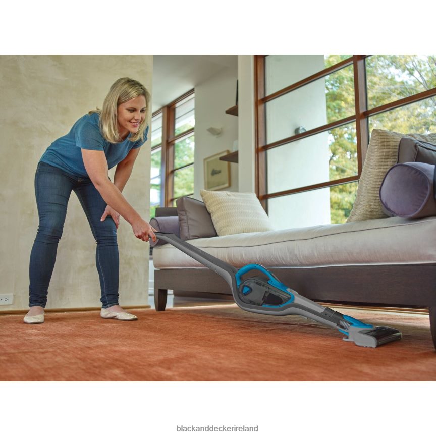 BLACK+DECKER Cordless Lithium 2-In-1 Stick Vacuum (Deep Ocean Blue) 2TNNR266 Cleaning