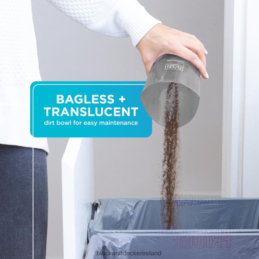 BLACK+DECKER Handheld Vacuum 2Ah Power White 2TNNR28 Cleaning