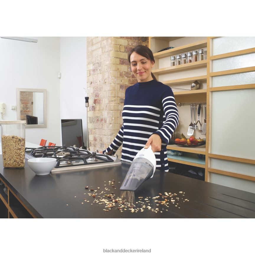 BLACK+DECKER Handheld Vacuum 2Ah Power White 2TNNR28 Cleaning