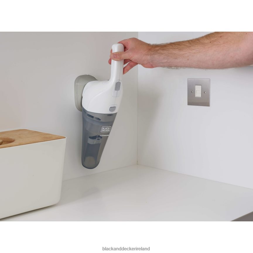 BLACK+DECKER Handheld Vacuum 2Ah Power White 2TNNR28 Cleaning