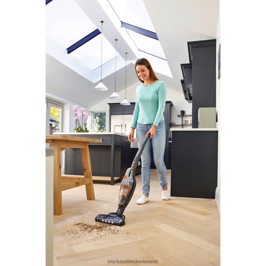 BLACK+DECKER POWERSERIES Cordless Stick Vacuum Cleaner And Hand Vacuum 2TNNR267 Cleaning