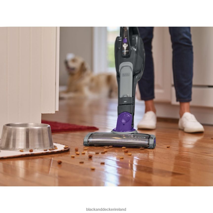 BLACK+DECKER Pet Cordless Stick Vacuum & Hand Vac With SMARTECH 2TNNR268 Cleaning