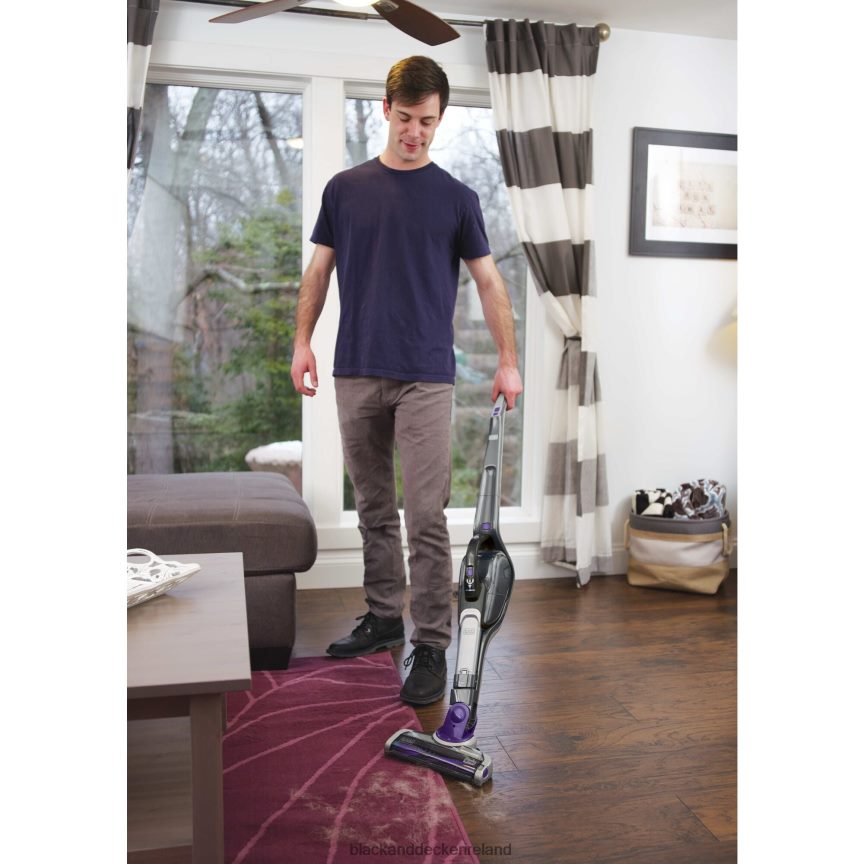 BLACK+DECKER Pet Cordless Stick Vacuum & Hand Vac With SMARTECH 2TNNR268 Cleaning