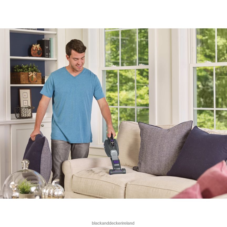 BLACK+DECKER Pet Cordless Stick Vacuum & Hand Vac With SMARTECH 2TNNR268 Cleaning