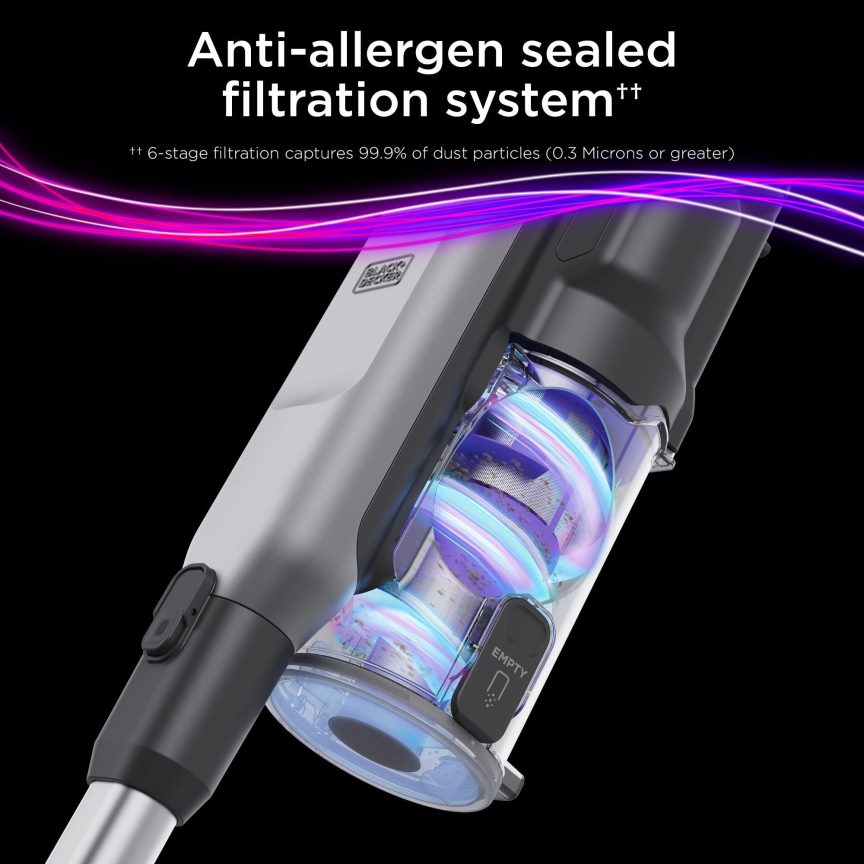 BLACK+DECKER SUMMITSERIES Select Cordless Stick Vacuum 2TNNR287 Cleaning