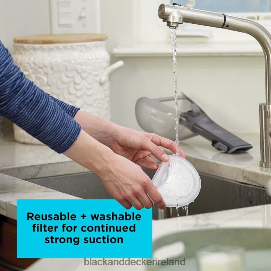 BLACK+DECKER dustbuster AdvancedClean Cordless Handheld Vacuum 2TNNR252 Cleaning