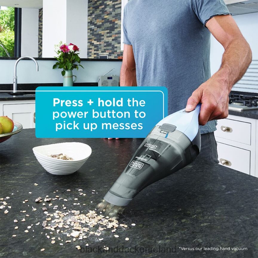 BLACK+DECKER dustbuster Cordless Handheld Vacuum Cleaner with Wall Mountable Charger 2TNNR223 Cleaning