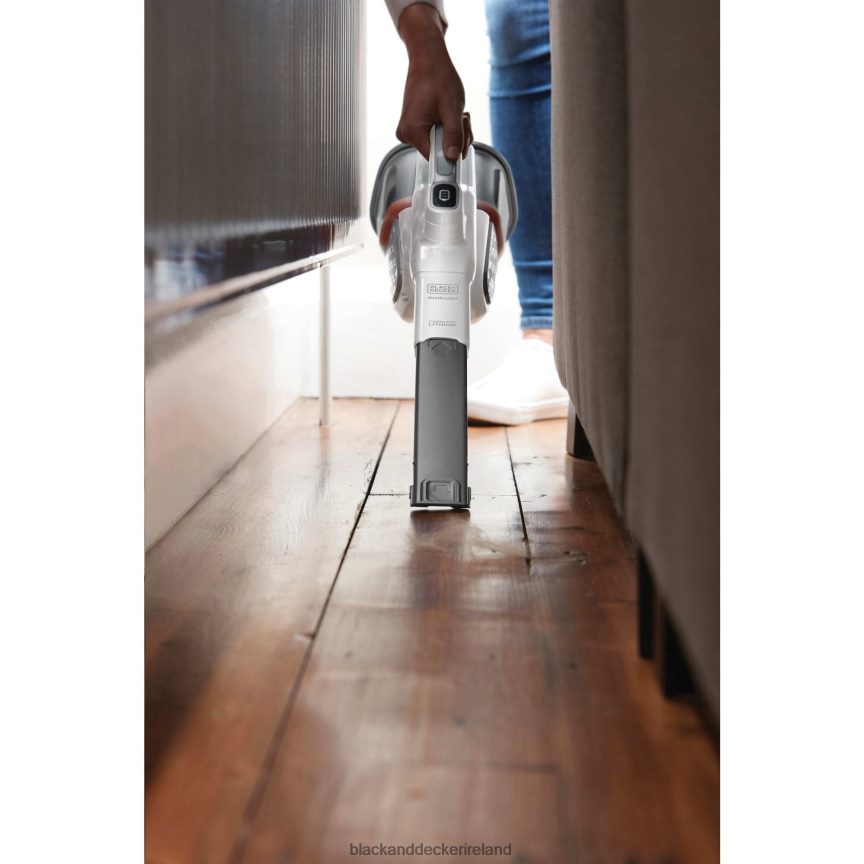 BLACK+DECKER dustbuster Handheld Vacuum Cordless AdvancedClean White 2TNNR233 Cleaning