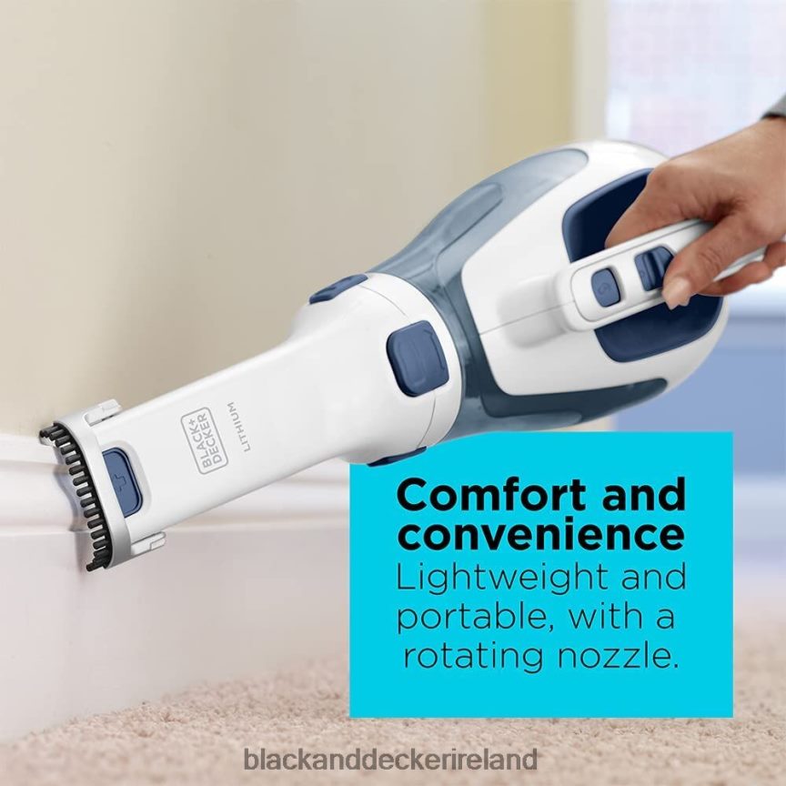 BLACK+DECKER dustbuster Handheld Vacuum Cordless Ink Blue 2TNNR244 Cleaning
