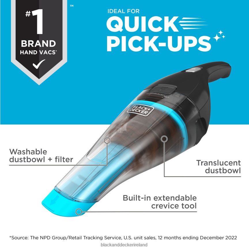 BLACK+DECKER dustbuster classic Cordless Hand Vacuum 2TNNR220 Cleaning