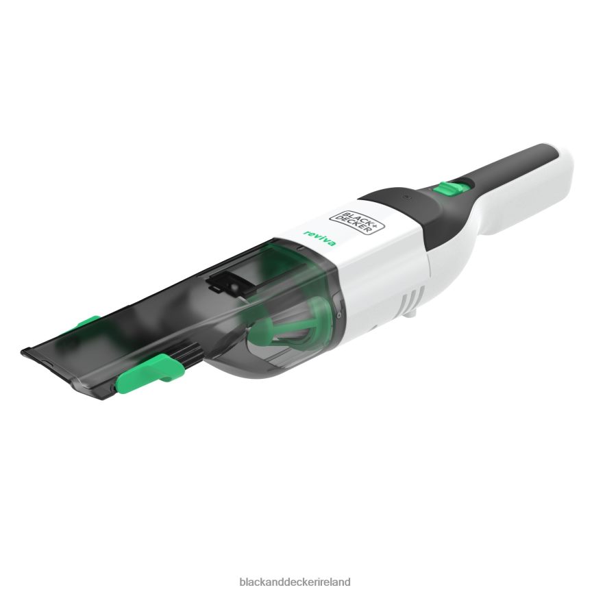 BLACK+DECKER reviva 8V MAX Cordless Hand Vacuum with Charger Filter and Brush Crevice Tool 2TNNR210 Cleaning