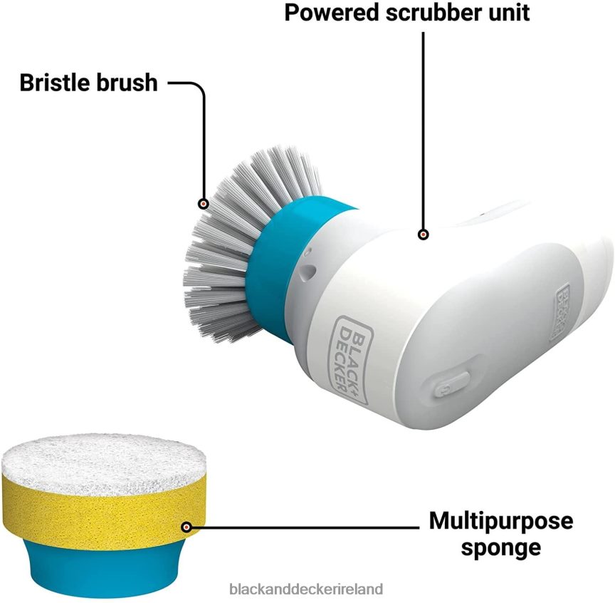 BLACK+DECKER grimebuster Power Scrubber Brush 2TNNR2115 Cleaning