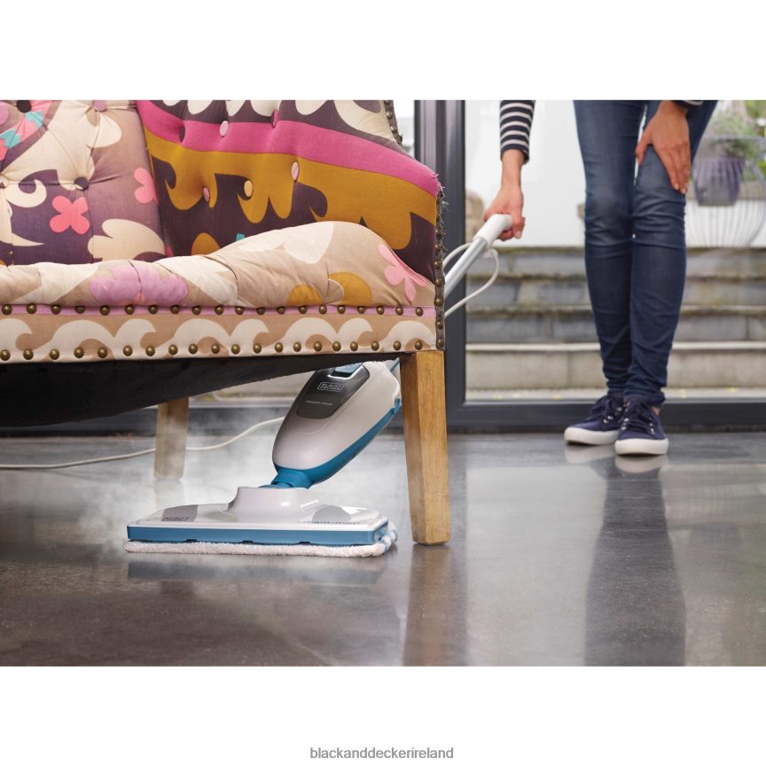 BLACK+DECKER SteamMop White 2TNNR2109 Cleaning