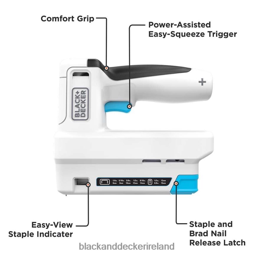 BLACK+DECKER 4V MAX Craft Stapler 2TNNR2147 Home & Lifestyle