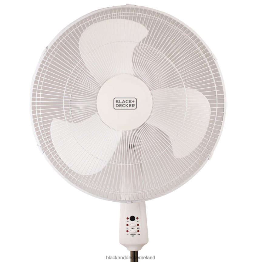 BLACK+DECKER 18 In. Stand Fan With Remote White 2TNNR2172 Home & Lifestyle