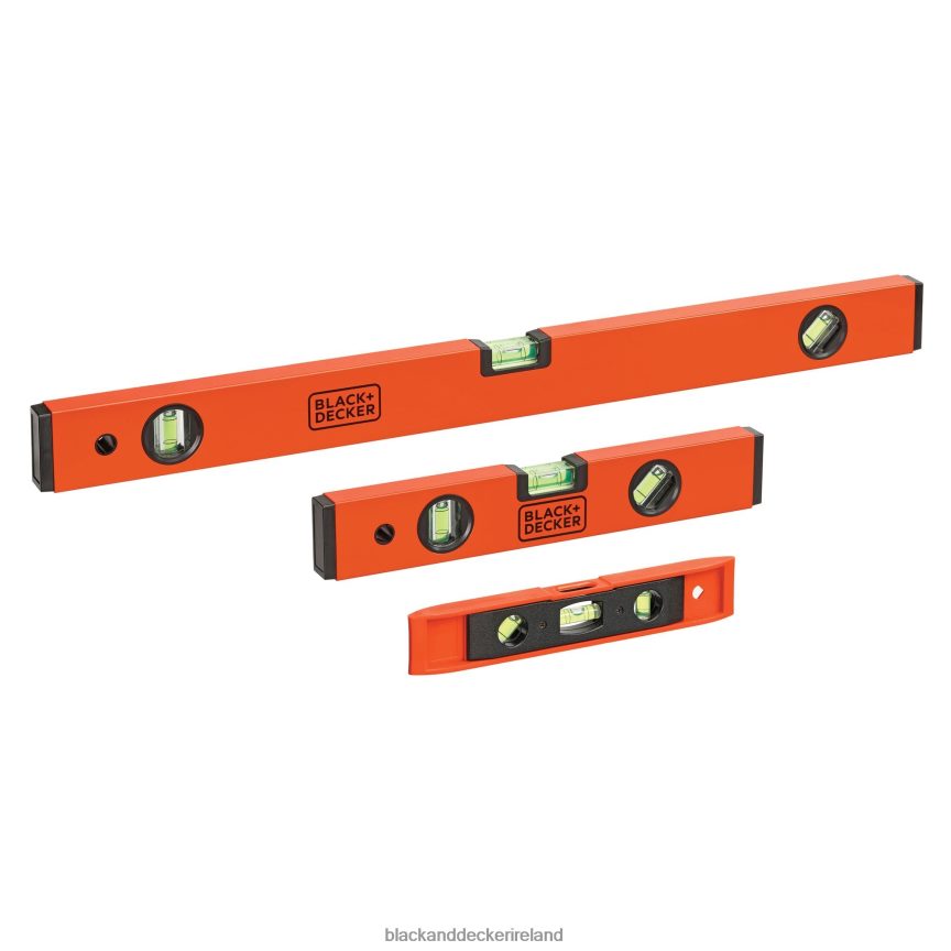 BLACK+DECKER Level Set 9 in. 12 in. 24 in. 3-Pack 2TNNR2138 Home & Lifestyle