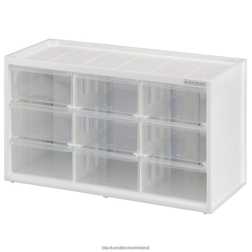 BLACK+DECKER Storage Organizer Large 9 Drawer Bin Modular Storage System 2TNNR2123 Home & Lifestyle