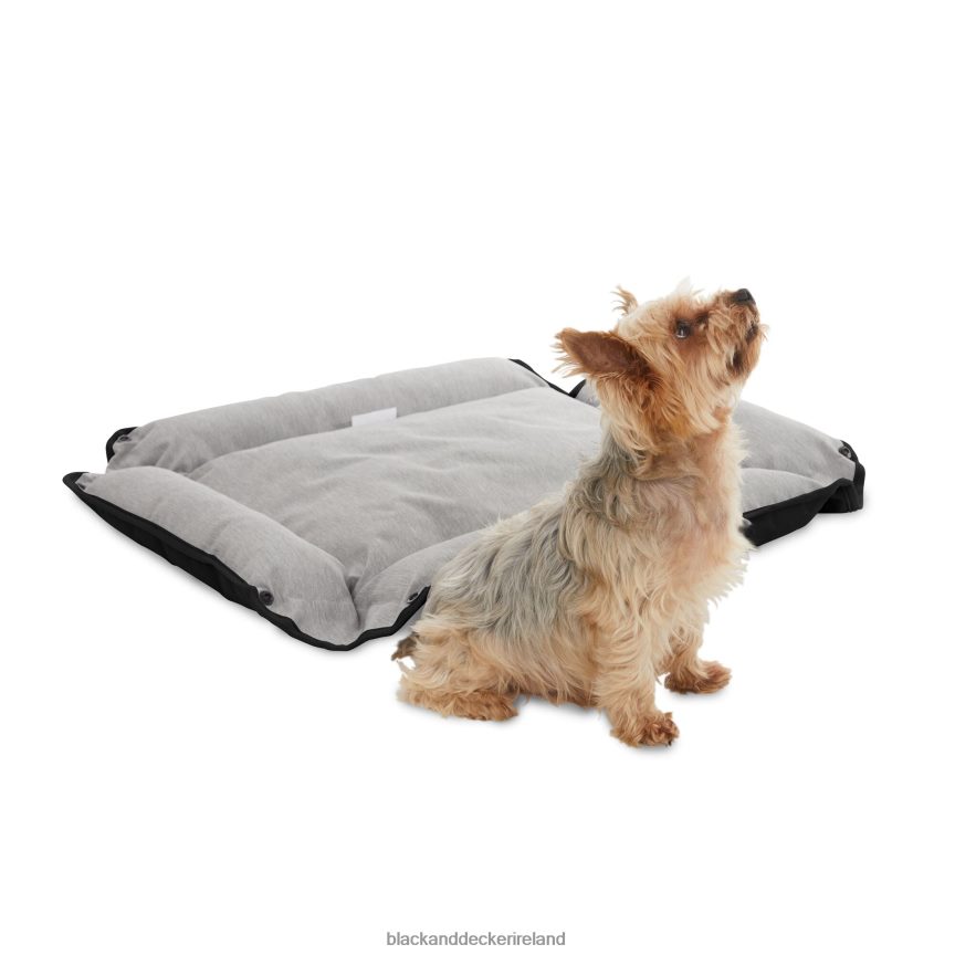 BLACK+DECKER Four Way Pet Bed for Medium Dogs 24X20X3 In Black 2TNNR2231 Home & Lifestyle