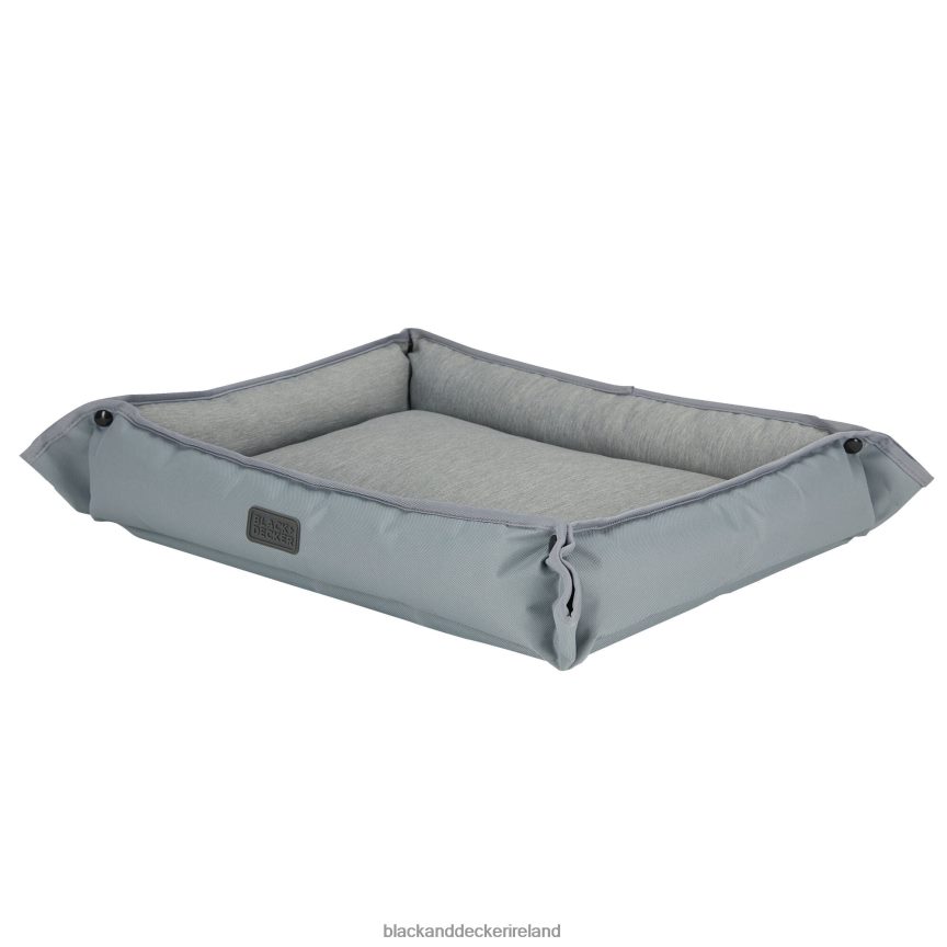 BLACK+DECKER Four Way Pet Bed for Medium Dogs 24X20X3 In Grey 2TNNR2230 Home & Lifestyle