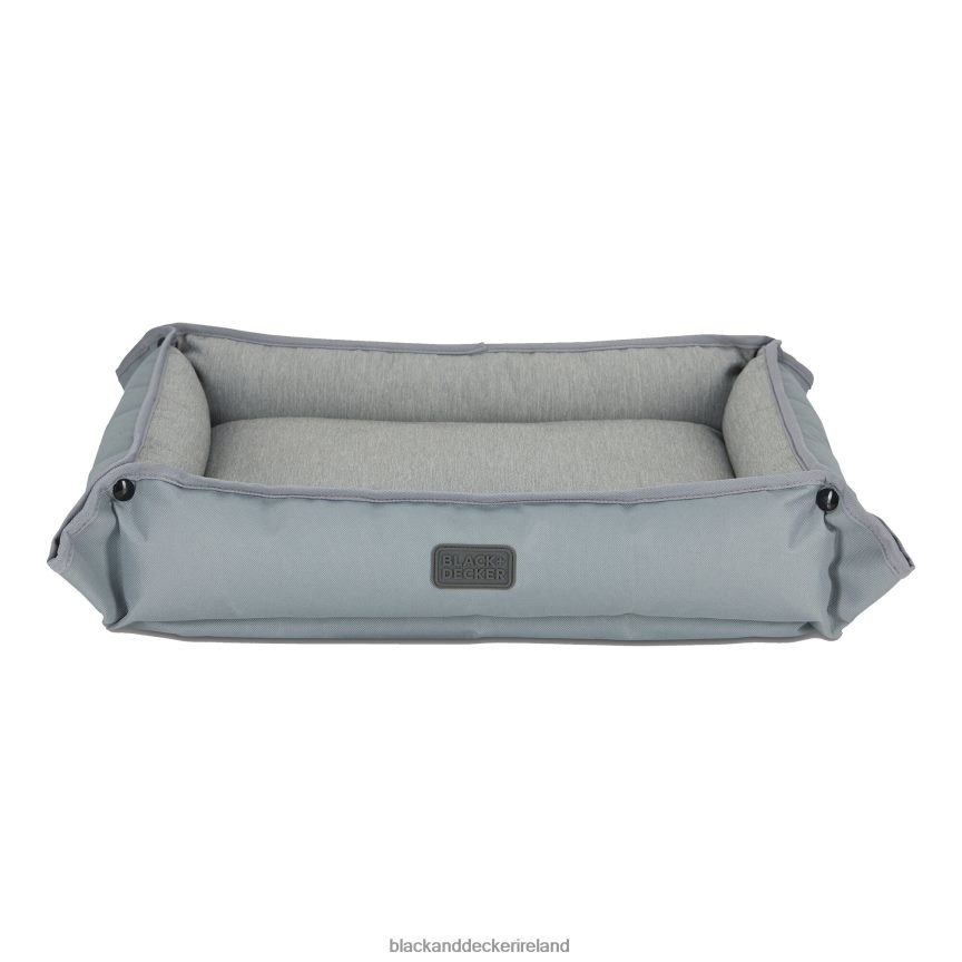 BLACK+DECKER Four Way Pet Bed for Medium Dogs 24X20X3 In Grey 2TNNR2230 Home & Lifestyle
