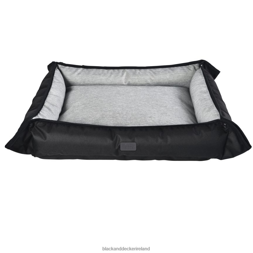 BLACK+DECKER Four Way Pet Bed for Small Dogs 20X16X3 In Black 2TNNR2229 Home & Lifestyle