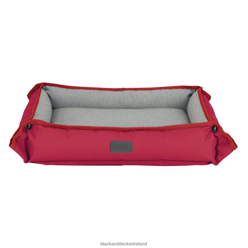 BLACK+DECKER Four Way Pet Bed for Small Dogs 20X16X3 In Red 2TNNR2228 Home & Lifestyle