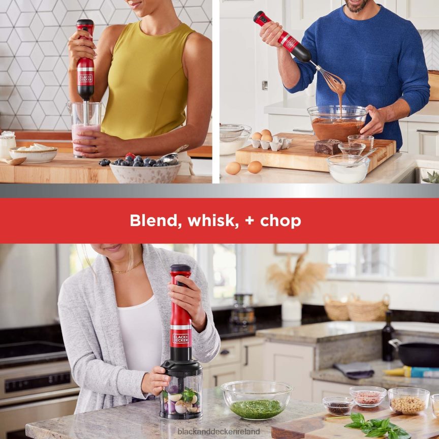 BLACK+DECKER kitchen wand 3 Kit No Storage Red 2TNNR2259 Kitchen