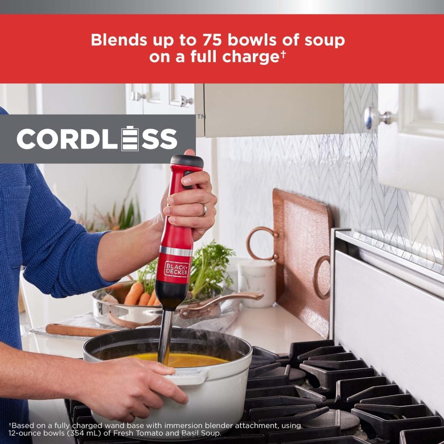 BLACK+DECKER kitchen wand 3 Kit No Storage Red 2TNNR2259 Kitchen