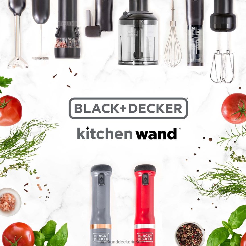 BLACK+DECKER kitchen wand 3 Kit No Storage Red 2TNNR2259 Kitchen