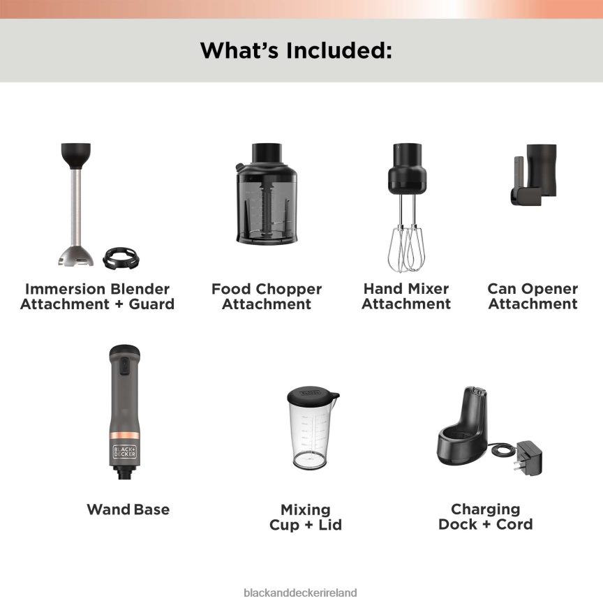 BLACK+DECKER kitchen wand 4 Kit Grey 2TNNR2264 Kitchen