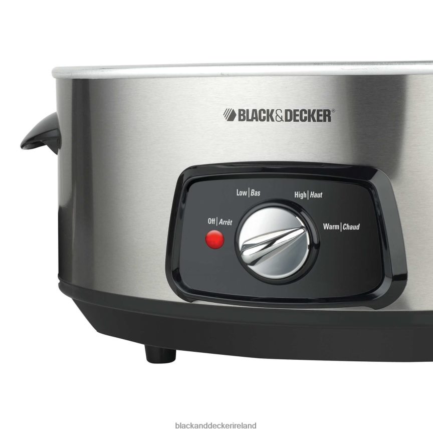 BLACK+DECKER Stainless Steel Slow Cooker 2TNNR2343 Kitchen