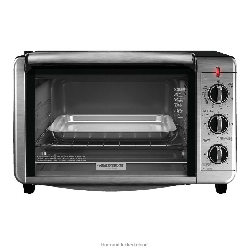 BLACK+DECKER 6-Slice Convection Countertop Toaster Oven 2TNNR2376 Kitchen