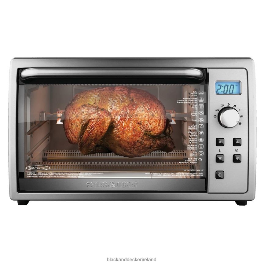 BLACK+DECKER 6 Slice Digital Convection Oven With Rotisserie 2TNNR2385 Kitchen