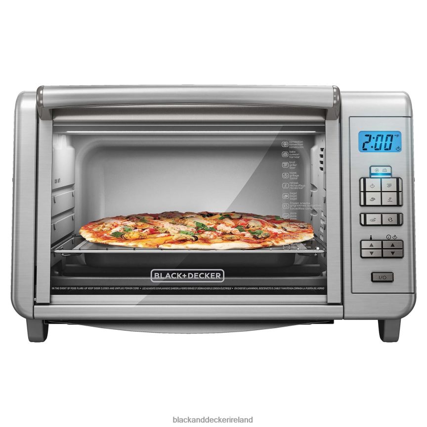 BLACK+DECKER 6-Slice Dining-In Digital Countertop Oven 2TNNR2383 Kitchen