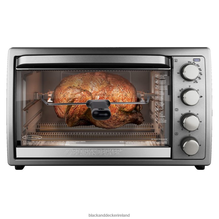 BLACK+DECKER 6-Slice Rotisserie Oven 2TNNR2387 Kitchen