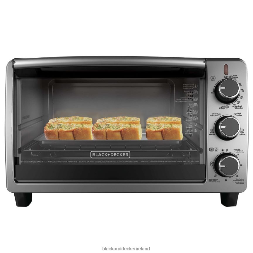 BLACK+DECKER Black Convection Oven 6-Slice Or 9-Inch Pizza 2TNNR2377 Kitchen