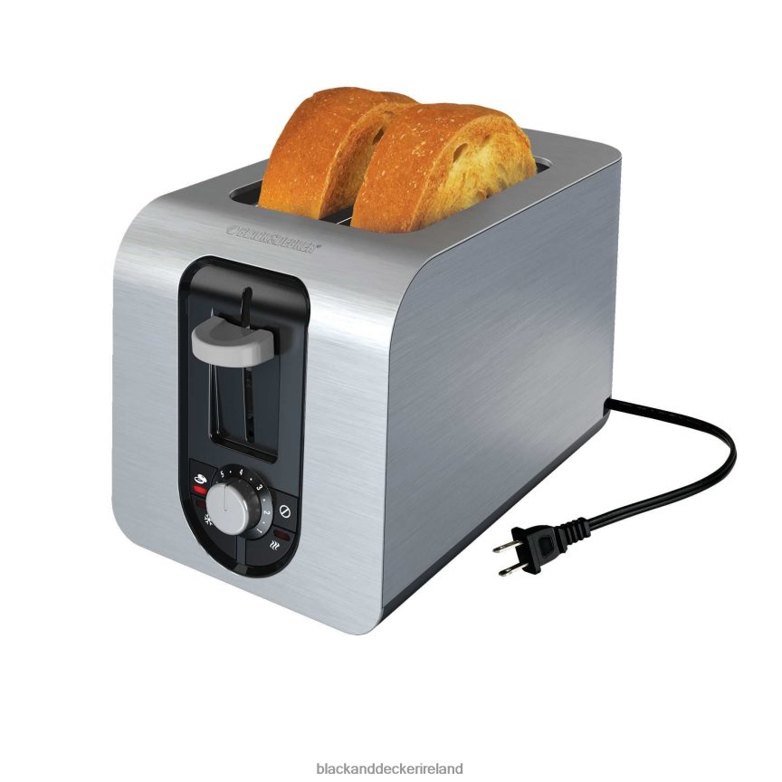 BLACK+DECKER 2-Slice Toaster Silver 2TNNR2350 Kitchen