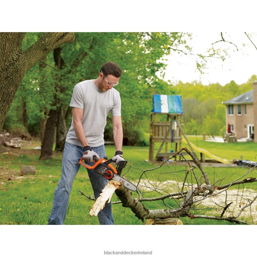 BLACK+DECKER 20V MAX Cordless Chainsaw Kit 10-Inch 2TNNR2388 Outdoor