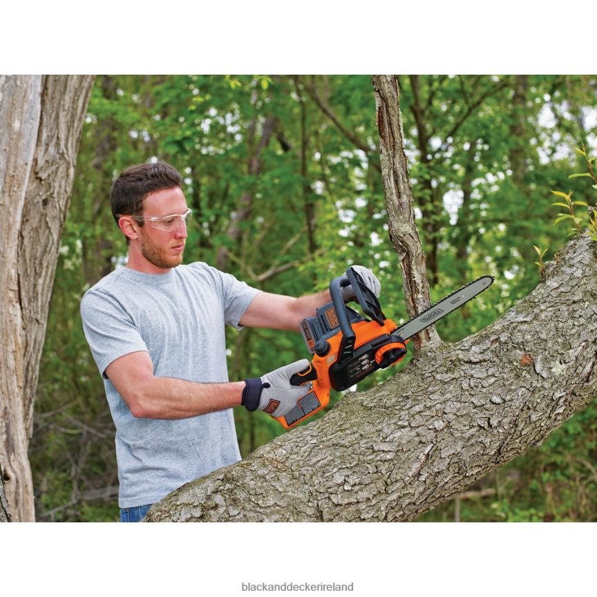 BLACK+DECKER 20V MAX Cordless Chainsaw Kit 10-Inch 2TNNR2388 Outdoor