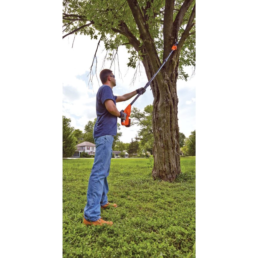 BLACK+DECKER 20V MAX Pole Saw 8-Inch Cordless 2TNNR2395 Outdoor