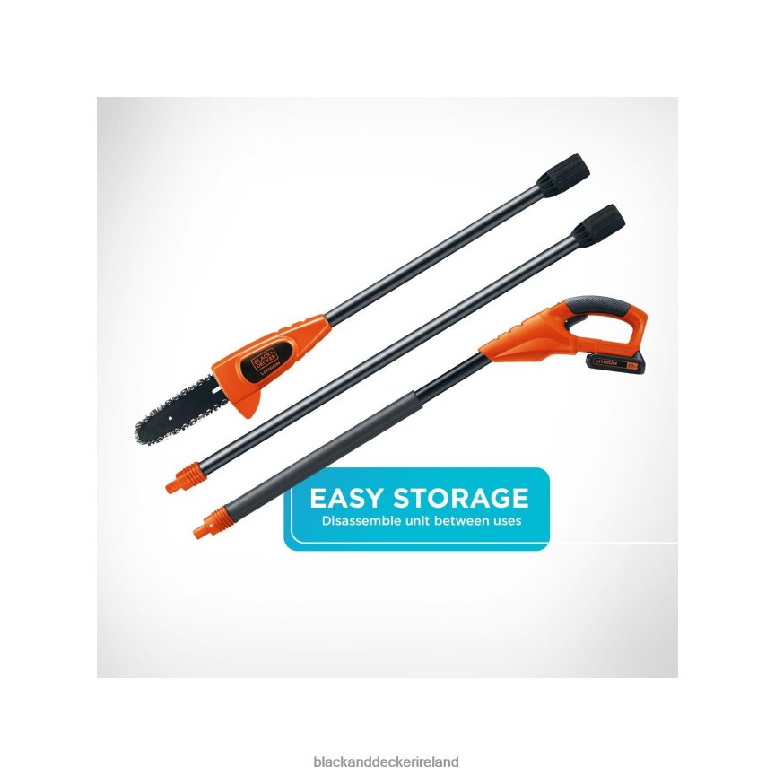 BLACK+DECKER 20V MAX Pole Saw 8-Inch Cordless 2TNNR2395 Outdoor