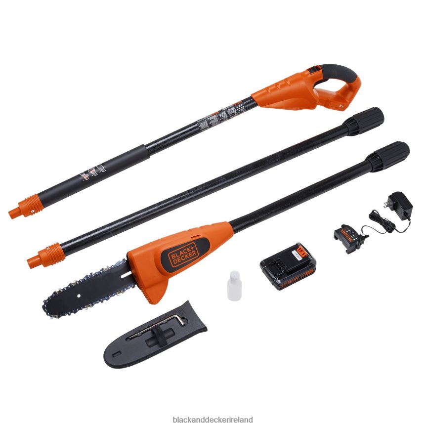 BLACK+DECKER 20V MAX Pole Saw 8-Inch Cordless 2TNNR2395 Outdoor