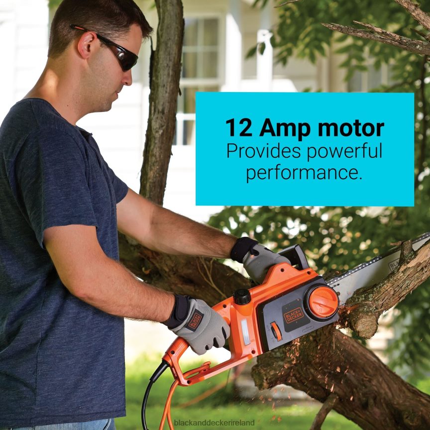 BLACK+DECKER Electric Chainsaw 16-Inch 12-Amp 2TNNR2393 Outdoor