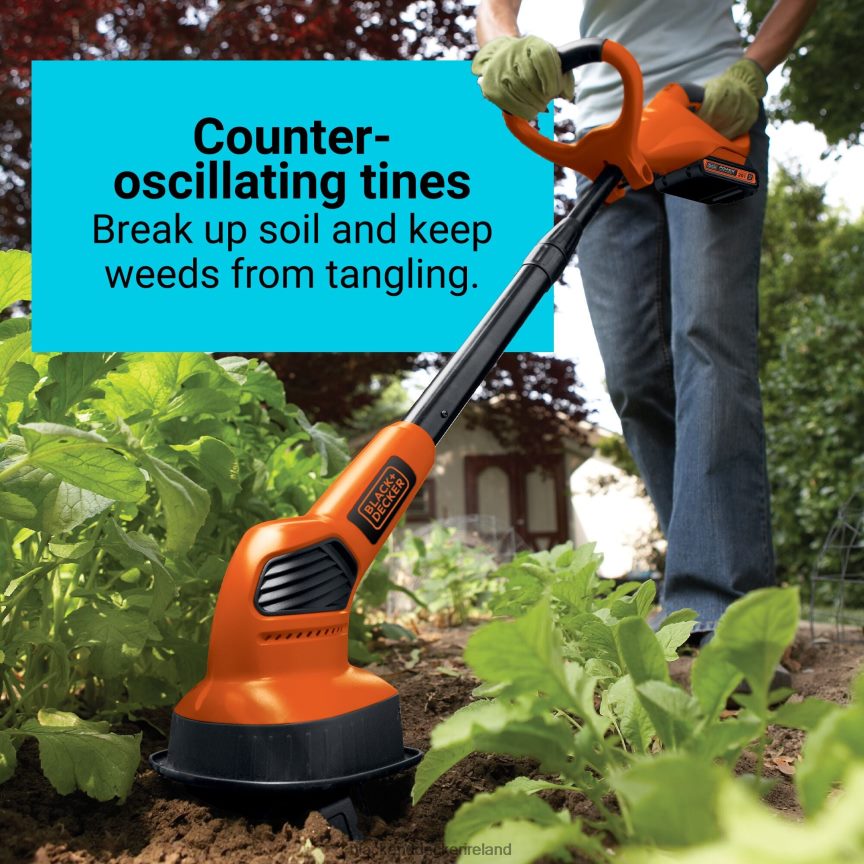 BLACK+DECKER 20V MAX POWERCONNECT Cordless Garden Tiller Kit Tool Only 2TNNR2412 Outdoor