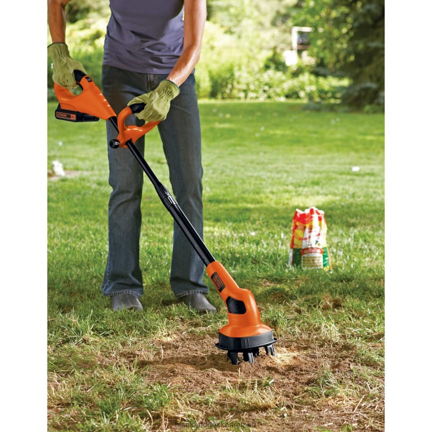 BLACK+DECKER 20V MAX POWERCONNECT Cordless Garden Tiller Kit Tool Only 2TNNR2412 Outdoor