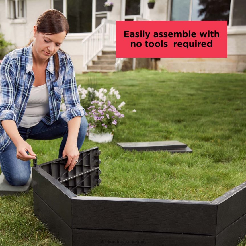 BLACK+DECKER 3 Ft. Raised Garden Bed 2TNNR2407 Outdoor