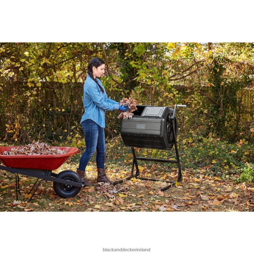BLACK+DECKER Dual Chamber Tumbling Composter 40 Gallon 2TNNR2410 Outdoor