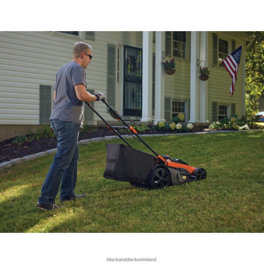 BLACK+DECKER 40V Max Cordless Lawn Mower With Battery And Charger Included 2TNNR2422 Outdoor